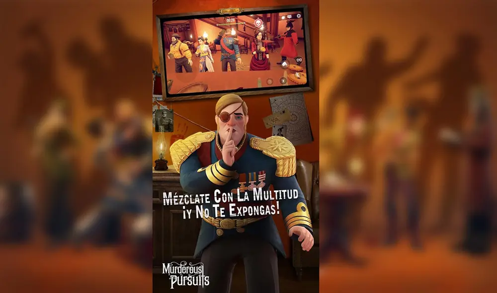 El impostor, llamado 'cazador' en el juego, tiene que matar al resto de personajes. Foto: Blazing Griffin