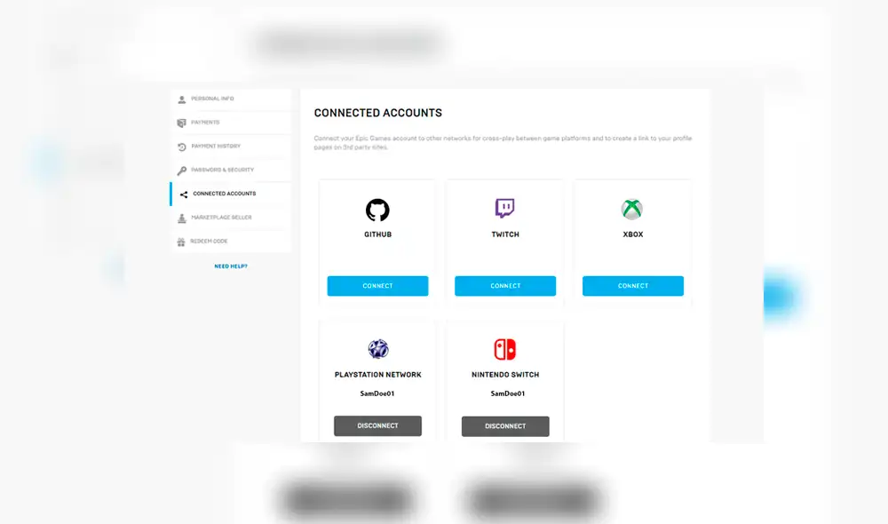 Fortnite: Epic desaparece el método para fusionar cuentas de distintas plataformas en una sola