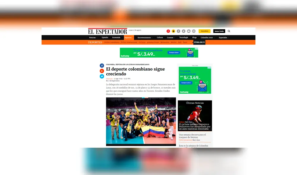 La prensa internacional elogió al Comité que organizó la clausura de los Panamericanos Lima 2019. La prensa internacional elogió al Comité que organizó la clausura de los Panamericanos Lima 2019.