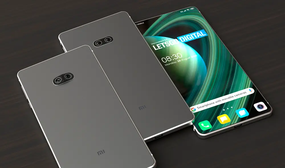 Diseños conceptuales del futuro teléfono de Xiaomi. | Foto: LetsGoDigital Diseños conceptuales del futuro teléfono de Xiaomi. | Foto: LetsGoDigital