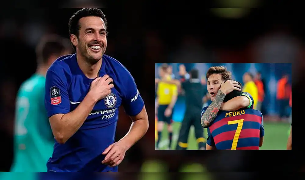 Chelsea vs. FC Barcelona: Pedro envía tajante mensaje a Lionel Messi Chelsea vs. FC Barcelona: Pedro envía tajante mensaje a Lionel Messi