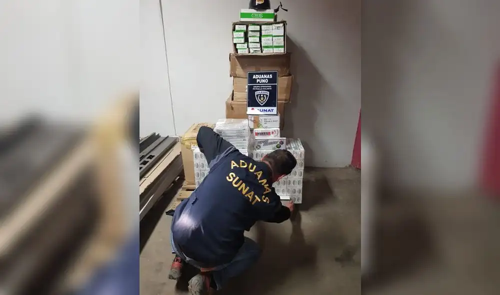 Incautan 41, 507 cajetillas de cigarrillos que ingresaron de contrabando al país
