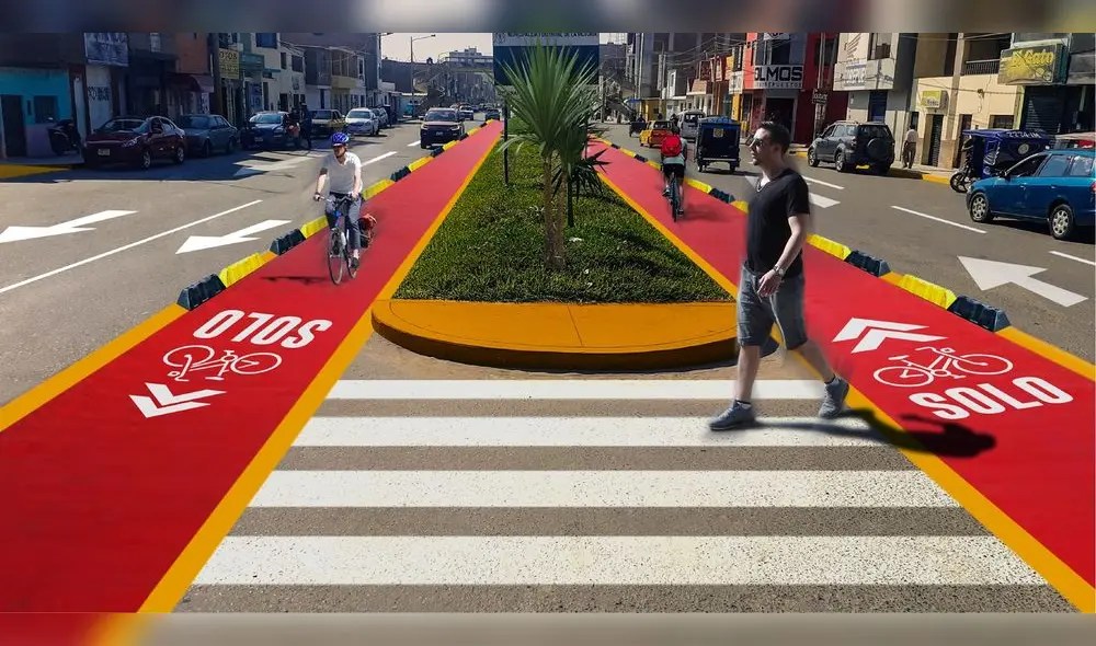 Así es el proyecto de ciclovías en La Victoria. Así es el proyecto de ciclovías en La Victoria.