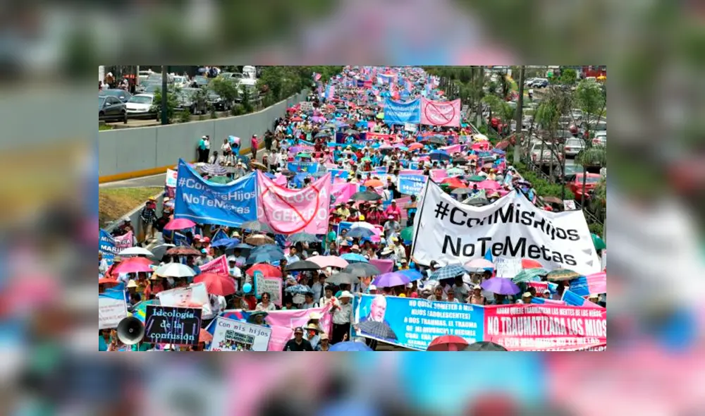 Colectivo profamilia anunció "marcha histórica" por enfoque de género