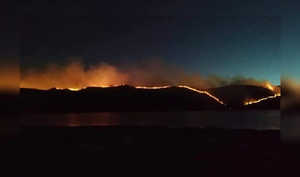 Cusco: Incendio en Pumahuasi pone en zozobra a población. Cusco: Incendio en Pumahuasi pone en zozobra a población.