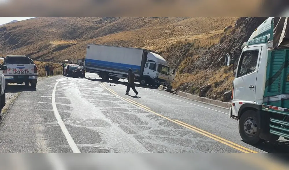 Accidente se produjo la mañana de este viernes. Foto: La República.