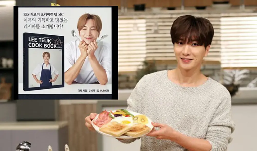 Leeteuk de Super Junior publica su primer libro de cocina.