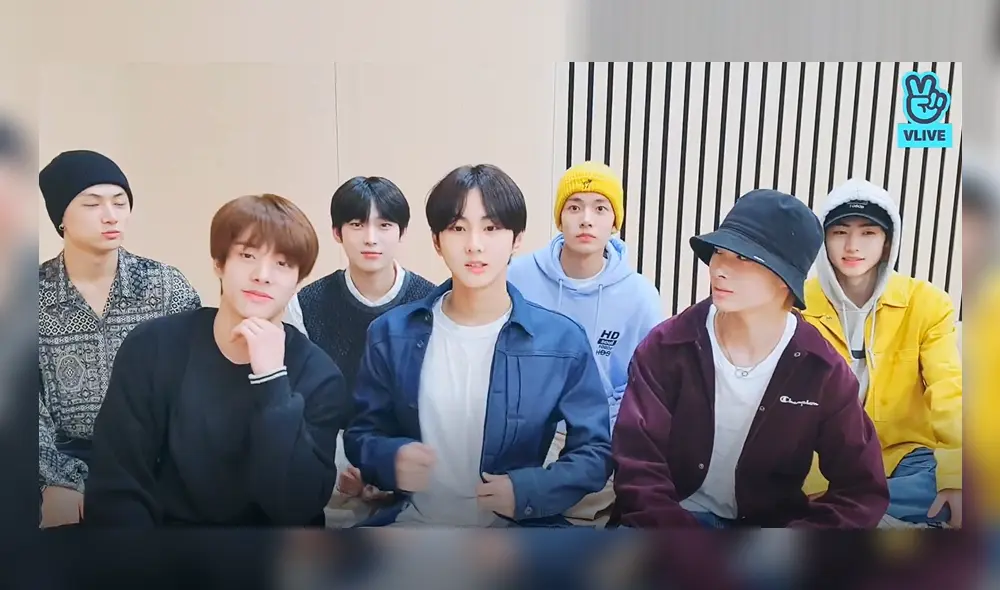 ENHYPEN sorprendió con un V Live. Foto: Captura V Live