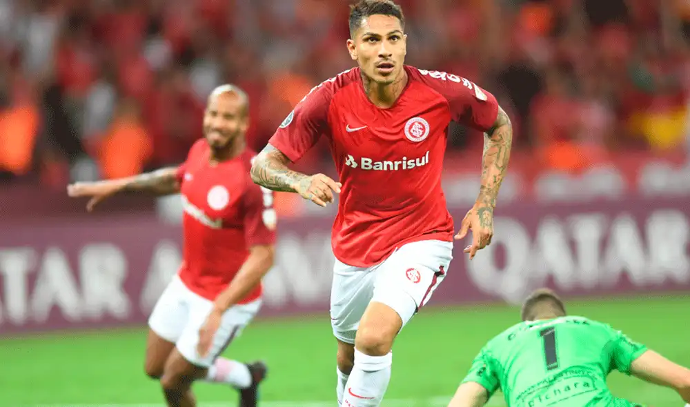 DT del Inter de Porto Alegre se rinde ante Paolo Guerrero, tras doblete en reciente fecha del Brasileirao.
