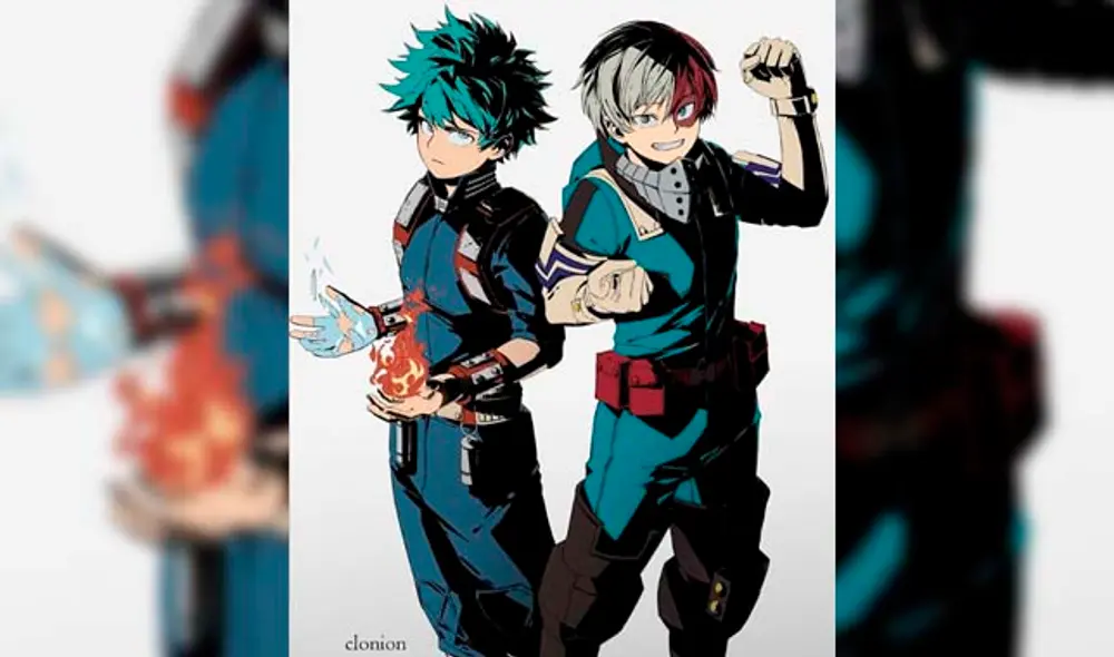Deku y Todoroki Deku y Todoroki