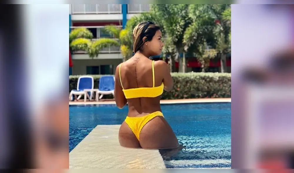 Shirley Arica se luce en lencería, pero muestra parte íntima por error