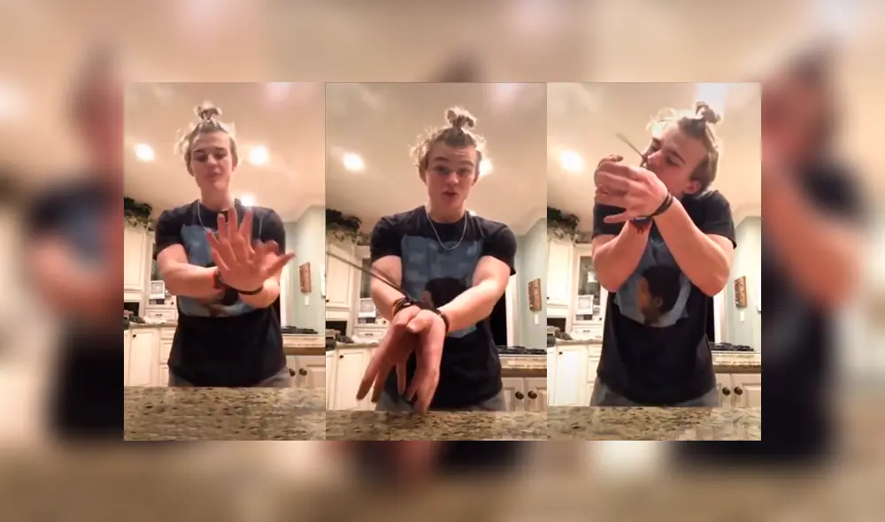 Desliza para ver el truco que sorprendió a todos en YouTube. Foto: Captura.