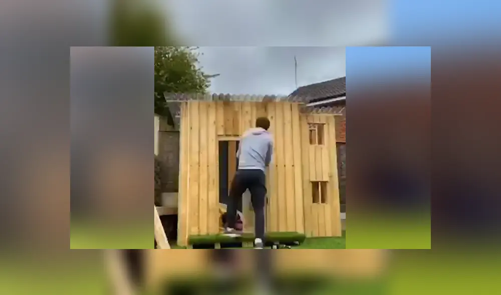 A través de Facebook se ha hecho viral la increíble construcción que hizo un hombre para sus hijos.