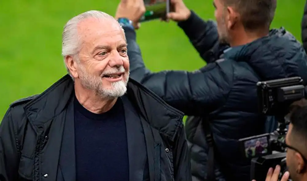 De Laurentiis preside el Napoli desde el 2004. Foto: EFE.