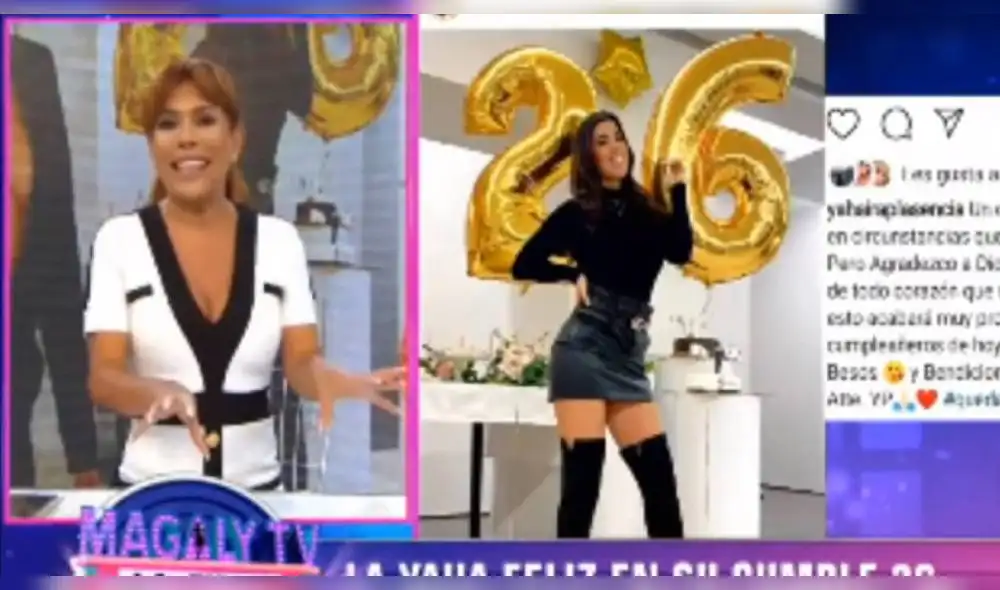 Magaly Medina critica a Yahaira Plasencia por no agradecer a Jefferson Farfán tras sorpresa de cumpleaños Magaly Medina critica a Yahaira Plasencia por no agradecer a Jefferson Farfán tras sorpresa de cumpleaños