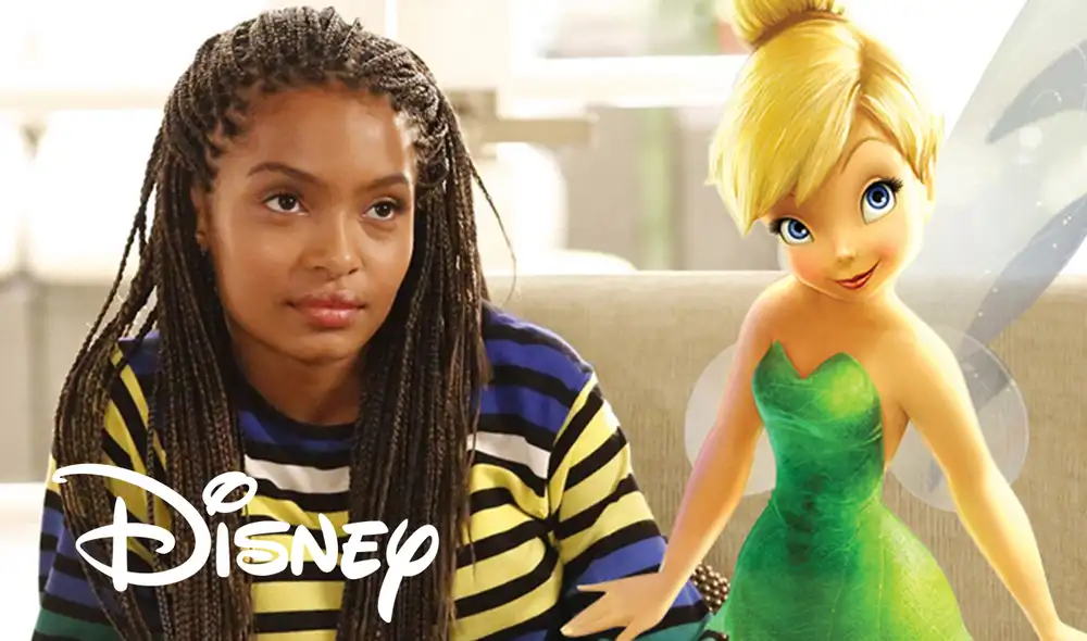 Yara Shahidi dará vida a Tinkerbell en la próxima cinta de la empresa - Crédito: Disney/Composición