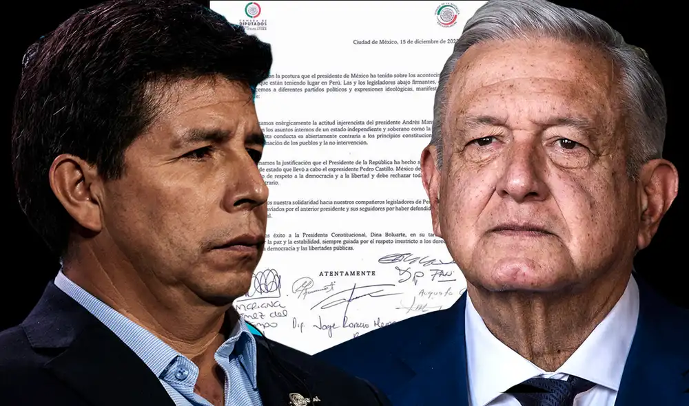 Más de 100 parlamentarios rechazaron el accionar de AMLO. Foto: composición LR/AFP Más de 100 parlamentarios rechazaron el accionar de AMLO. Foto: composición LR/AFP