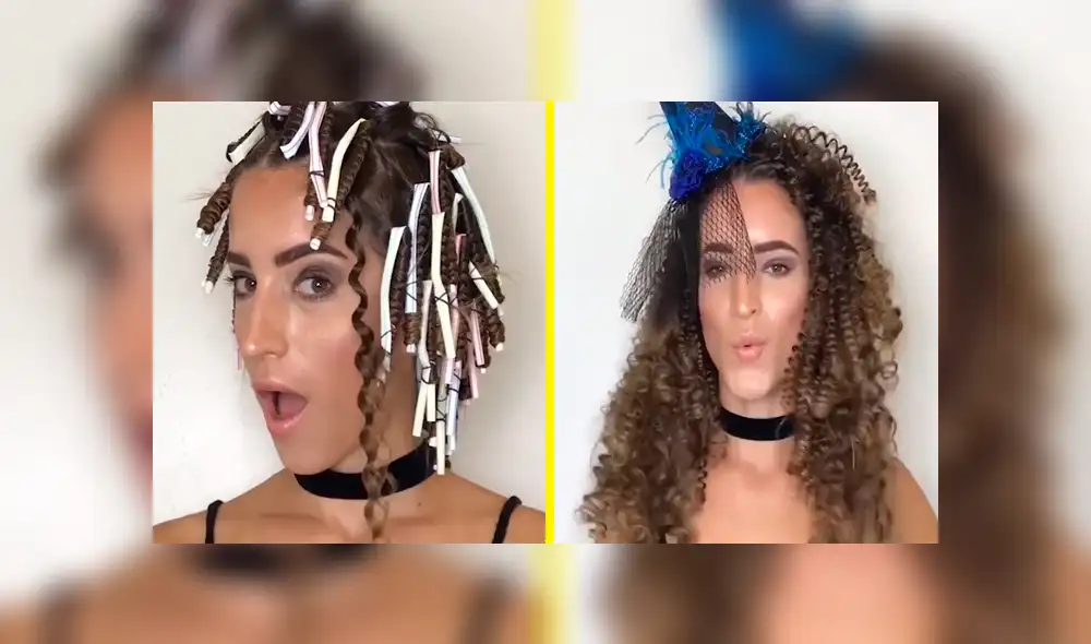 Facebook: tutorial de belleza enseña truco para tener unos rizos perfectos usando sorbetes [VIDEO] 