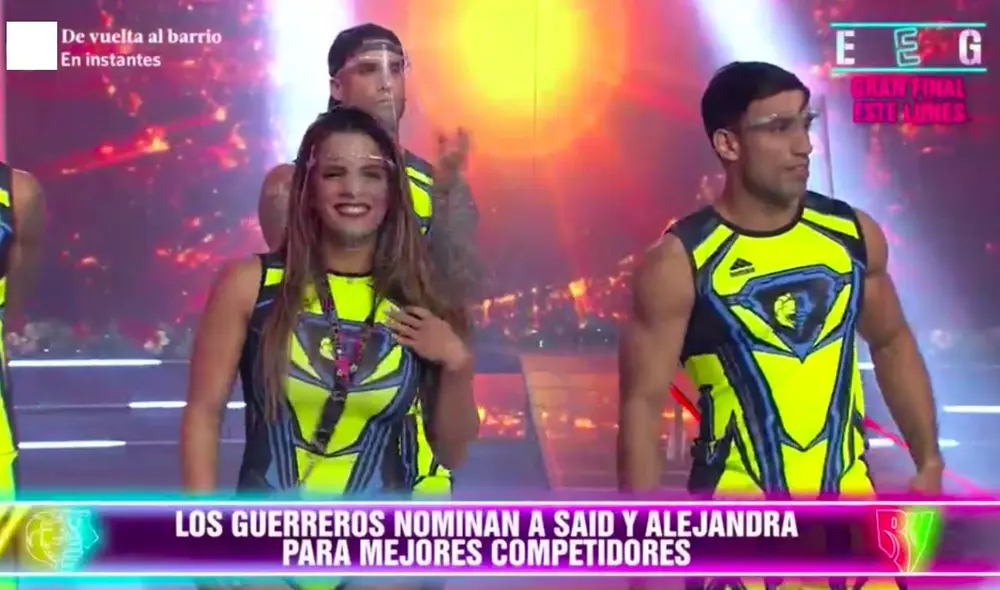 Al escuchar su nombre, Alejandra Baigorria se mostró muy emocionada mientras Said expresó incredulidad. Foto: captura América Televisión Al escuchar su nombre, Alejandra Baigorria se mostró muy emocionada mientras Said expresó incredulidad. Foto: captura América Televisión