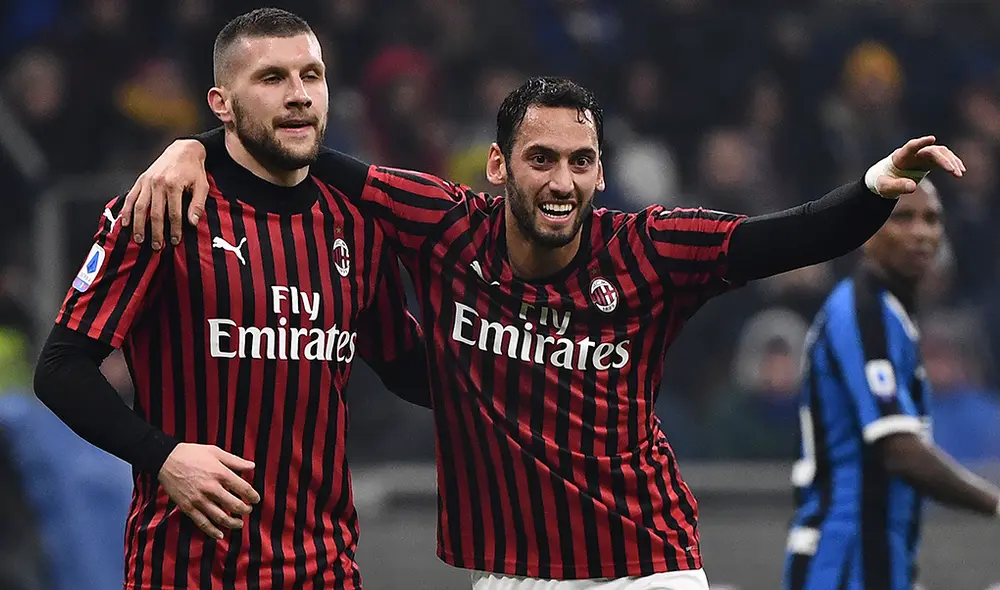 Inter vs Milan EN VIVO por la fecha 23 de la Serie A. Foto: AFP