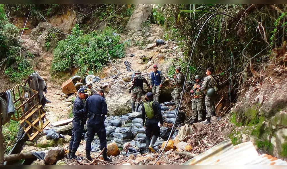 Minería ilegal. Operativos contra minería ilegal en Amazonas.