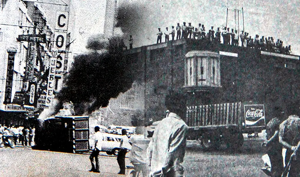 El 'Limazo' produjo más de 80 muertes en la ciudad de Lima y quedó en la historia como una de las principales huelgas que se llevaron a cabo en Lima en el siglo XX. Foto: composición LR/Crónica Viva