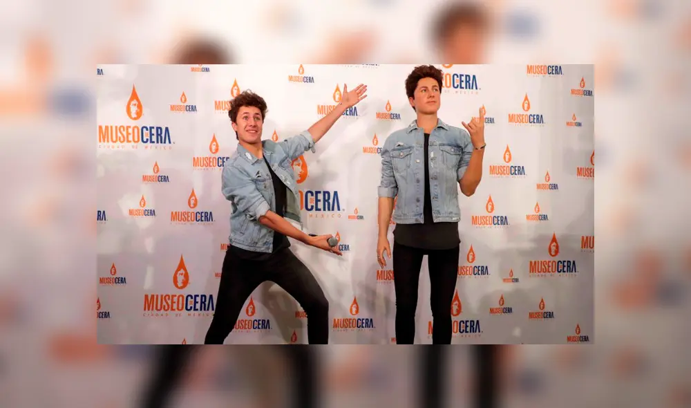 Juanpa Zurita posa junto a su figura de cera y seguidores enloquecen