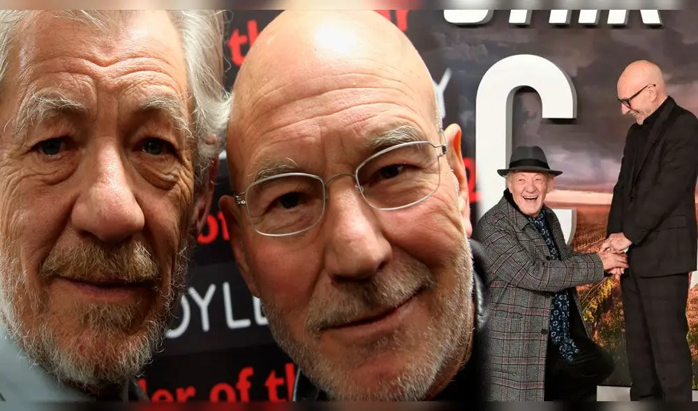 Ian McKellen y Patrick Stewart
