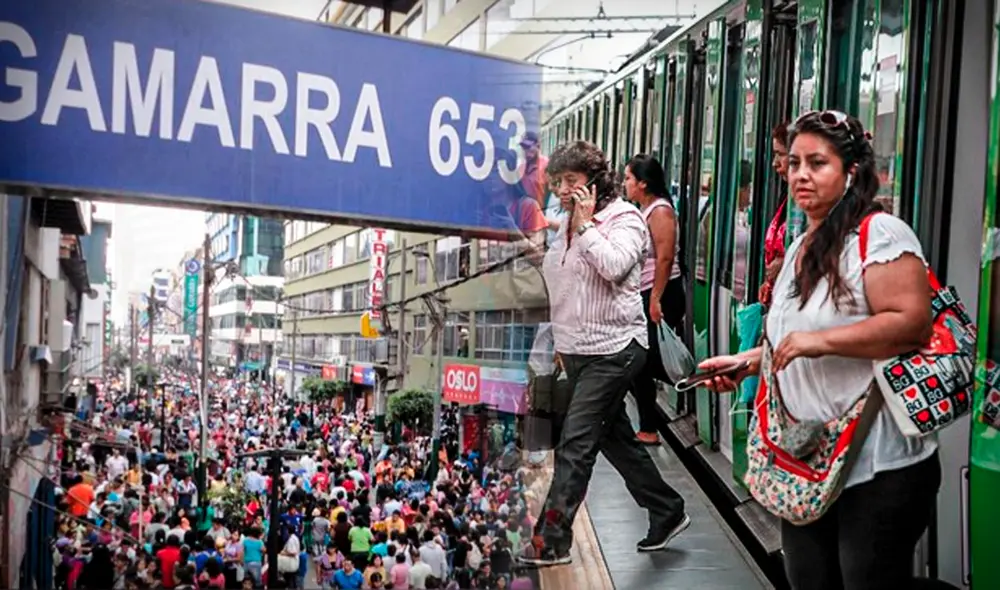 Los usuarios del tren eléctrico podrán acceder a esta promoción en conjunto con el emporio comercial Gamarra. Foto: composición LR/Gobierno/Andina
