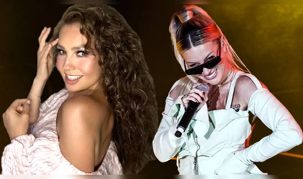 Thalía y Leslie Shaw estarían por lanzar nueva canción Thalía y Leslie Shaw estarían por lanzar nueva canción
