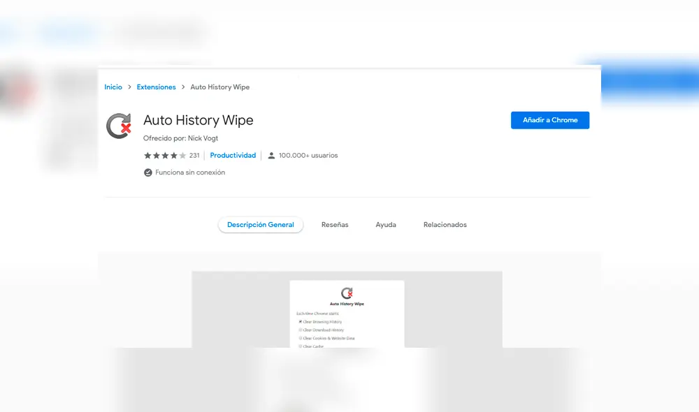 Con estas herramientas, podrás despreocuparte de darle mantenimiento a Chrome y mantenerlo limpio siempre que quieras con el menor esfuerzo. Imagen: Chrome Web Store.