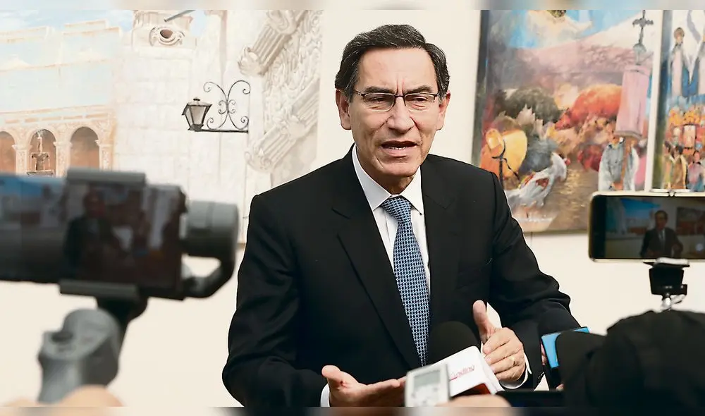 PRESIDENTE MARTIN VIZCARRA EN PERUMIN 