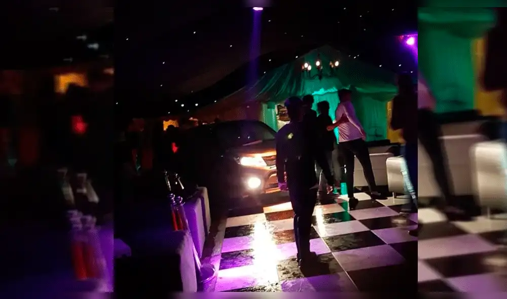 Londres: lo echaron de club nocturno y estrelló su auto contra la puerta Londres: lo echaron de club nocturno y estrelló su auto contra la puerta