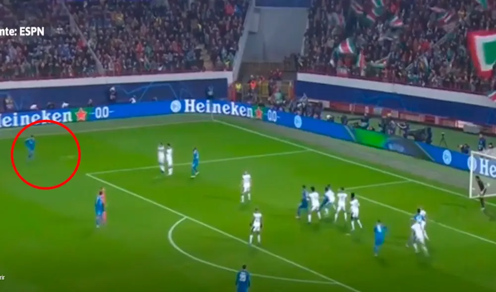 El atacante portugués Cristiano Ronaldo puso el 1-0 a favor de la Juventus sobre el Lokomotiv a los 4 minutos de iniciado el partido por la Champions League.