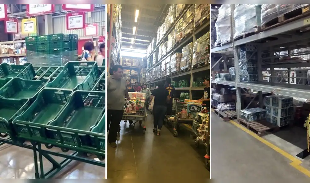 En Trujillo. Se han reportado anaqueles vacíos.