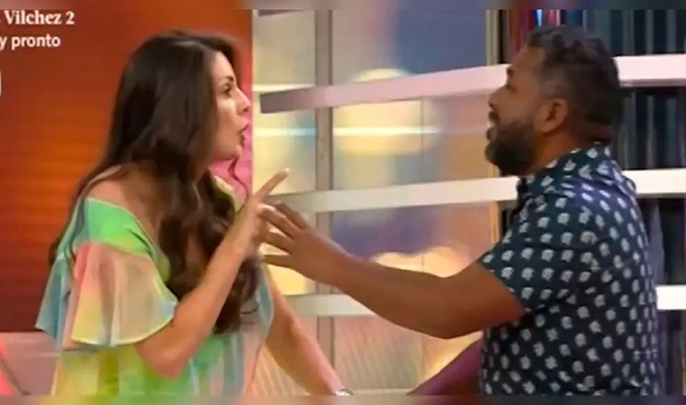 Rebeca Escribens y ‘Choca’ se “besan” imitando a Rosángela e Ignacio [VIDEO]