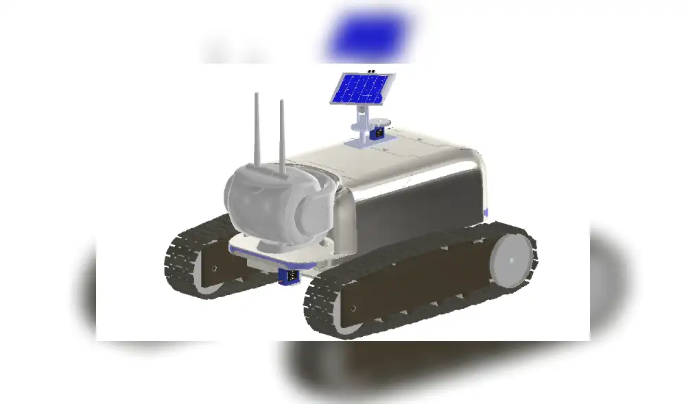 Este aparato móvil utiliza una luz ultravioleta pre filtrada para inactivar el SARS-COV-2 y otros agentes patógenos en el ambiente.