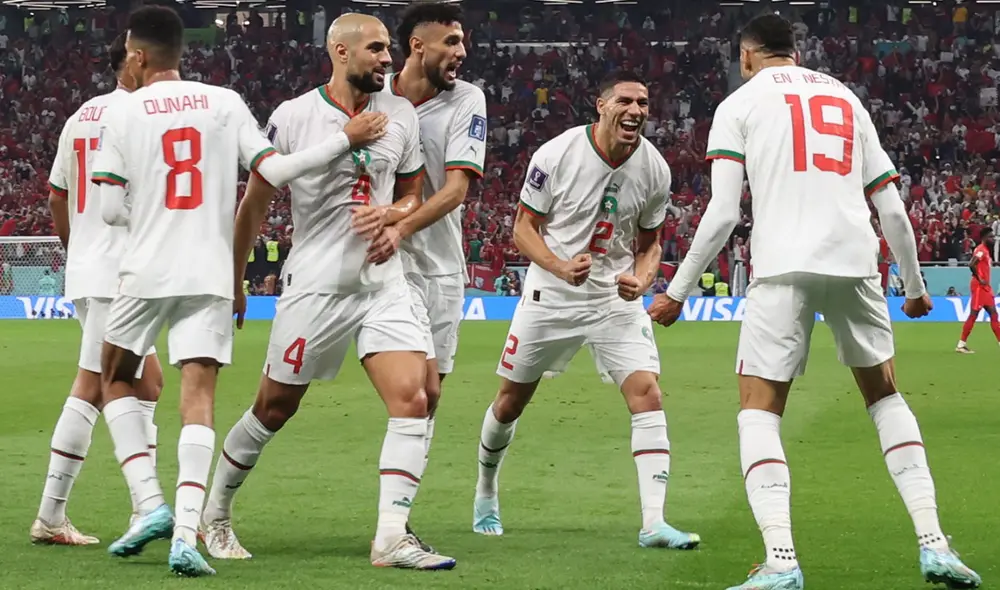 Marruecos clasificó como líder del grupo F. Foto: EFE Marruecos clasificó como líder del grupo F. Foto: EFE