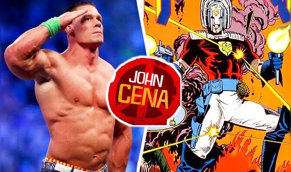 Un superhéroe fuera y dentro del ring. Crédito: composición con imágenes de WWE y DC. Un superhéroe fuera y dentro del ring. Crédito: composición con imágenes de WWE y DC.