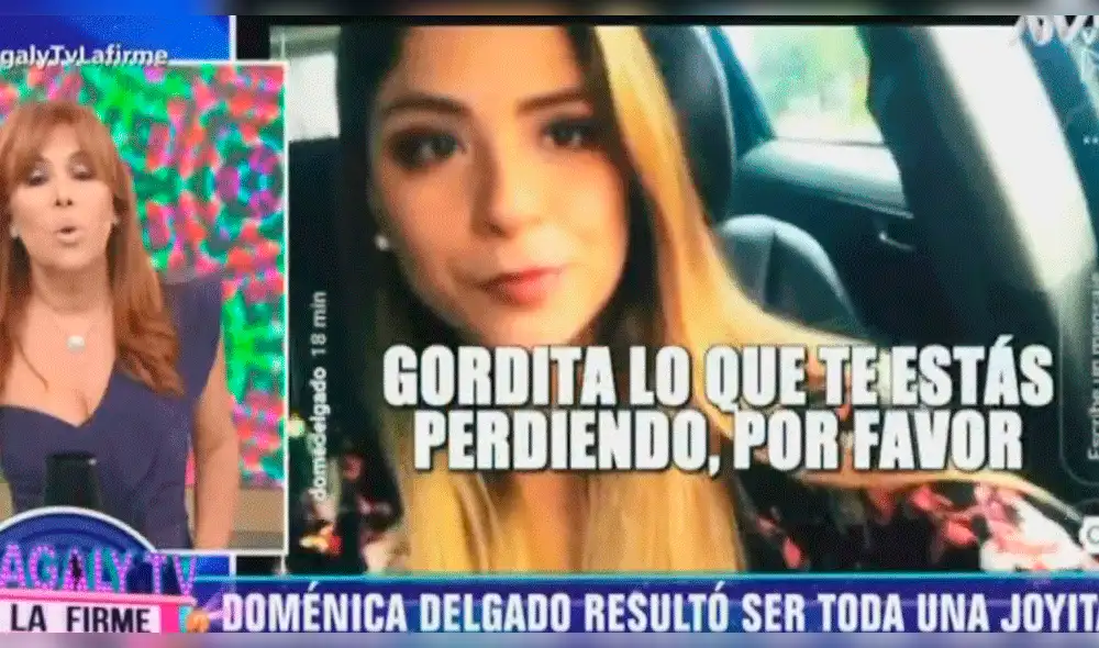 Magaly Medina expone a Doménica Delgado en comprometedora situación [VIDEO]