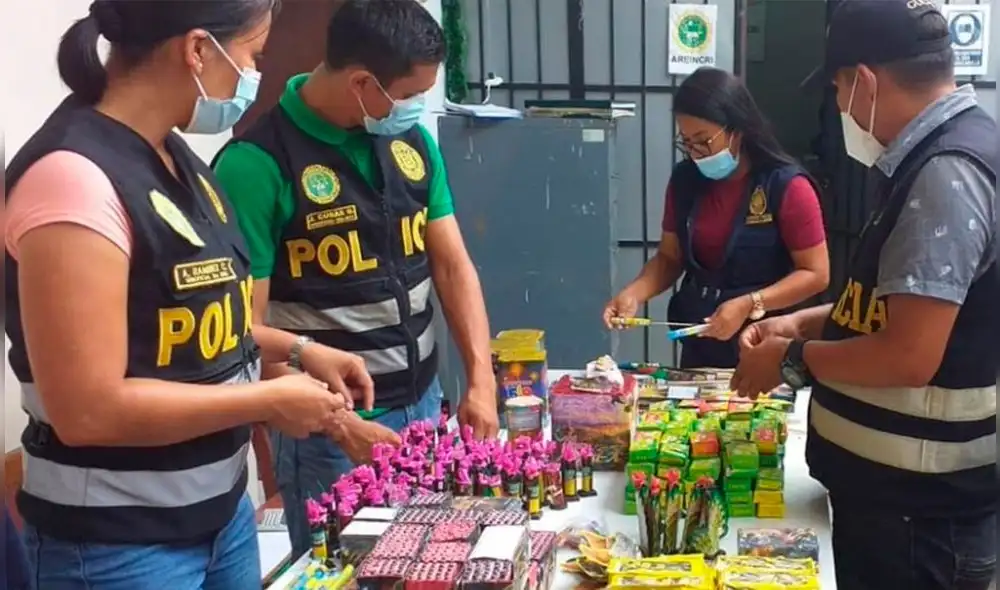San Martín Tarapoto pirotécnicos mercado