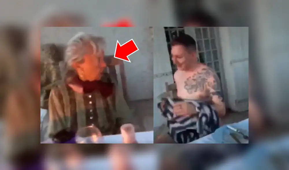 Facebook viral: Muestra su cuerpo lleno de tatuajes y su abuela reacciona así [VIDEO] 