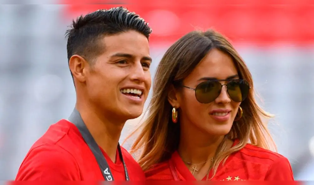 James Rodríguez y su actual pareja Shannon de Lima