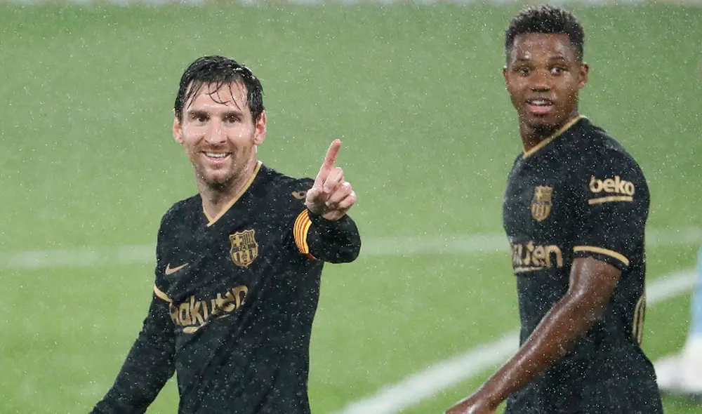 Ansu Fati lleva tres tantos anotados en la temporada LaLiga Santander 2020/21. Foto: EFE Ansu Fati lleva tres tantos anotados en la temporada LaLiga Santander 2020/21. Foto: EFE