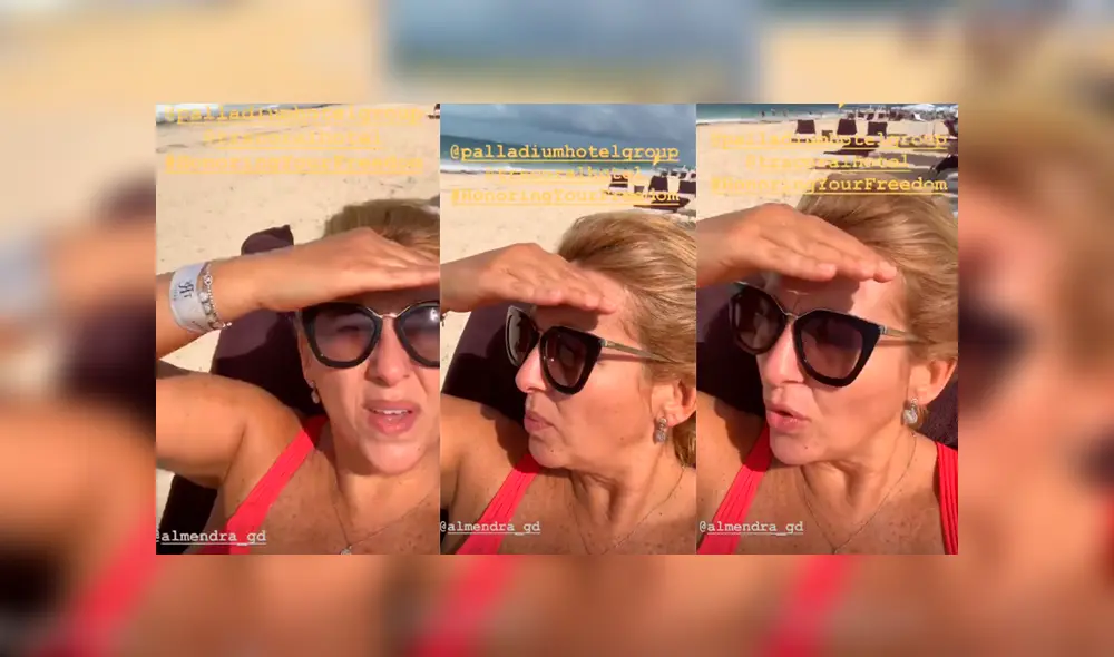 Katia Condos quedó maravillada con atractivo hombre en su viaje a Cancún [VIDEO]