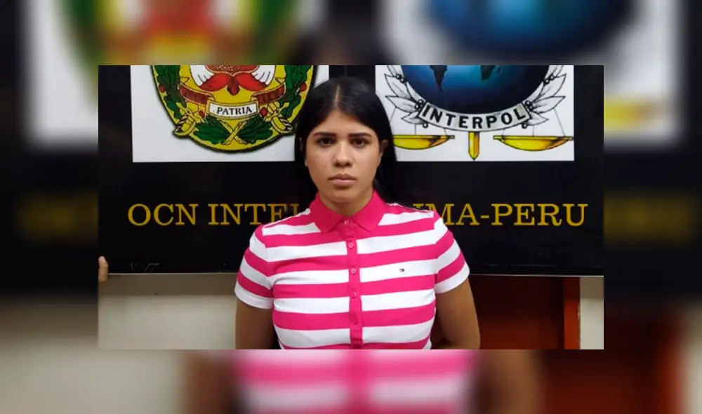 Trabajo conjunto entre Interpol de Lima y Venezuela permitió captura de joven investigada por homicidio. Foto: PNP Trabajo conjunto entre Interpol de Lima y Venezuela permitió captura de joven investigada por homicidio. Foto: PNP