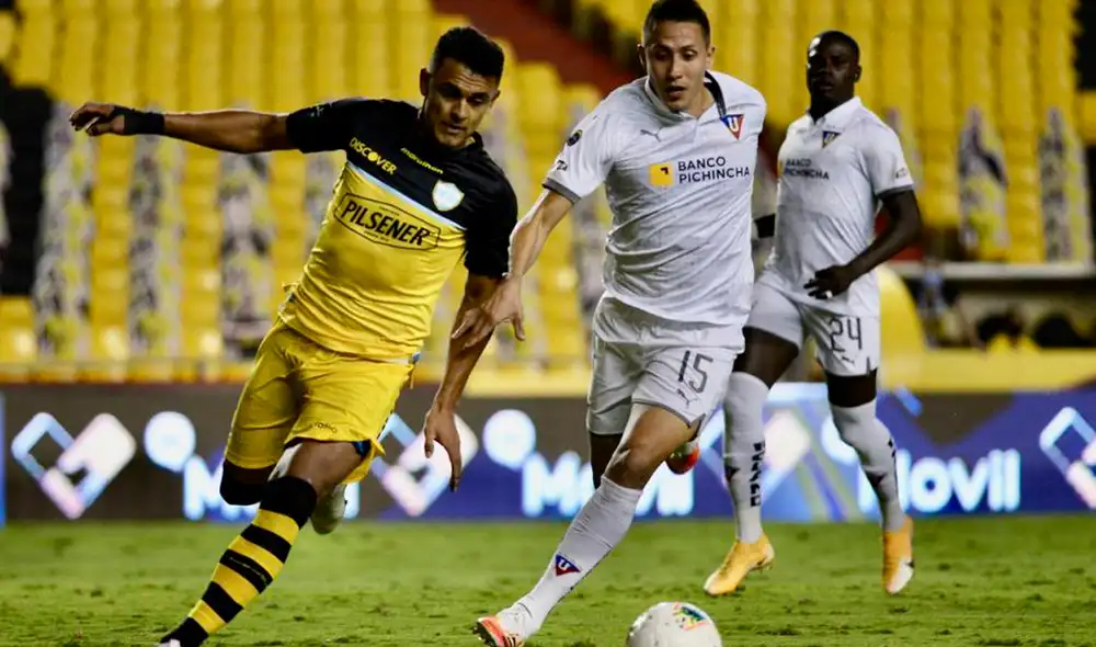 Barcelona SC y LDU Quito juegan la gran final de la LigaPro de Ecuador 2020. Foto: El Universo