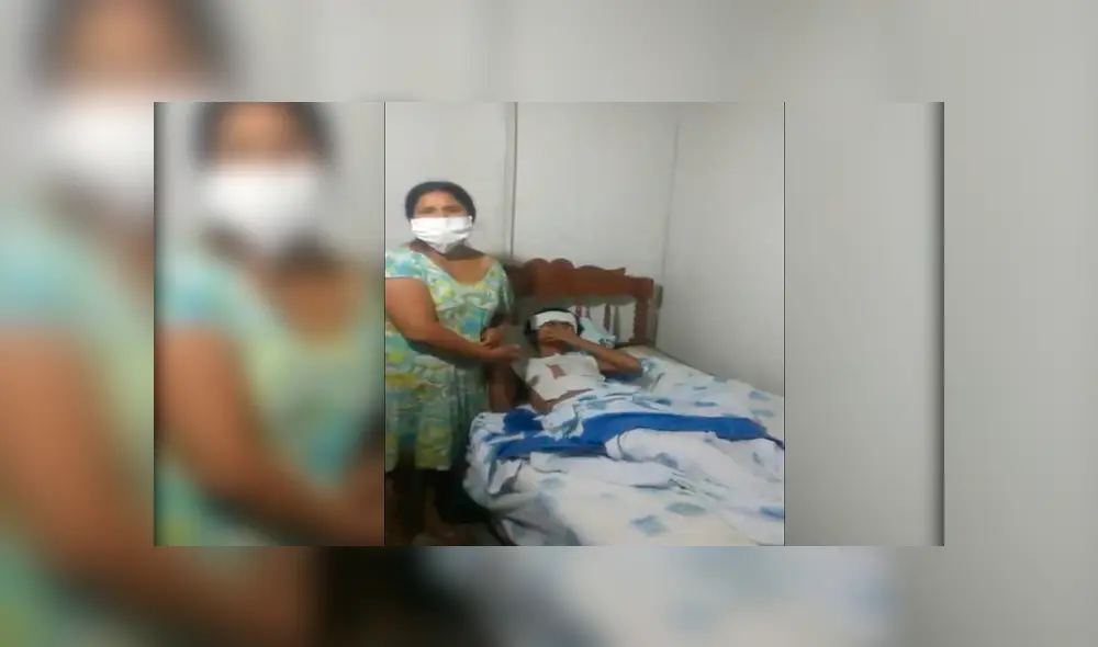 Madre de familia pide ayuda al Minsa. Foto: Difusión Madre de familia pide ayuda al Minsa. Foto: Difusión