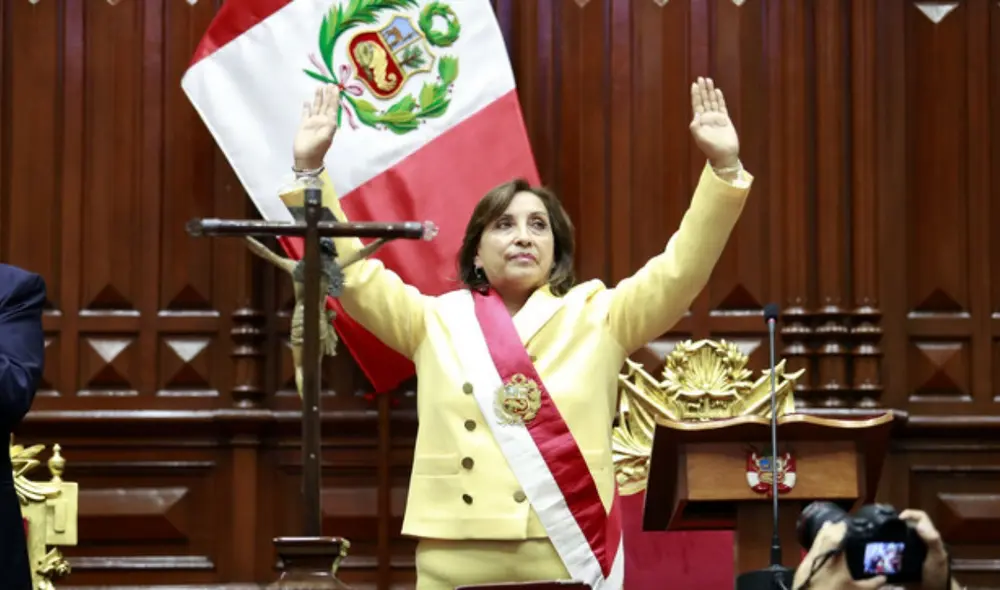 Dina Boluarte expresó que continuará en el cargo pese a las críticas contra las muertes en las manifestaciones al interior del país. Foto: Presidencia