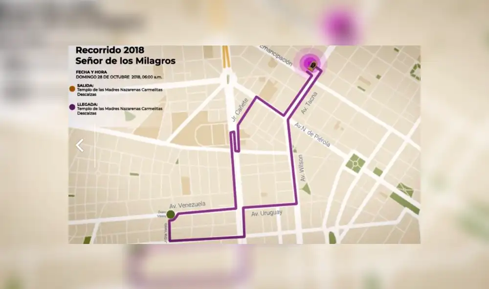 Señor de los Milagros: conoce el recorrido de las cinco procesiones del Cristo Morado Señor de los Milagros: conoce el recorrido de las cinco procesiones del Cristo Morado